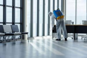 Disinfestazione in aeroporto